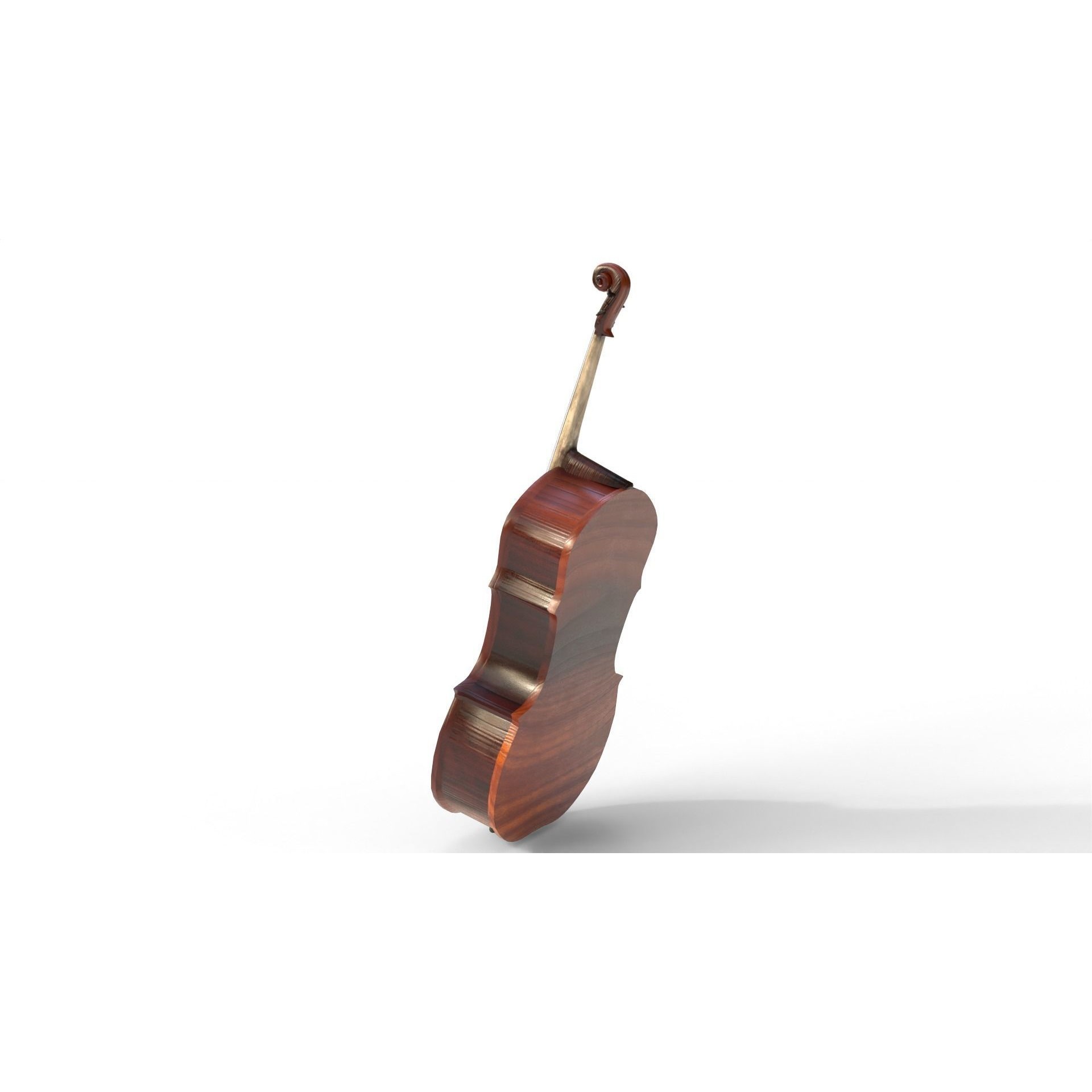 Cello - Low-Poly Game-Ready 3D Model - View 12