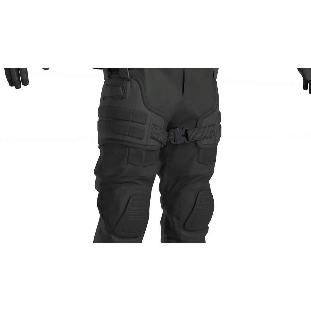 Special Forces Soldier 3D Model – Rigged Game-Ready Character, FBX - View 16