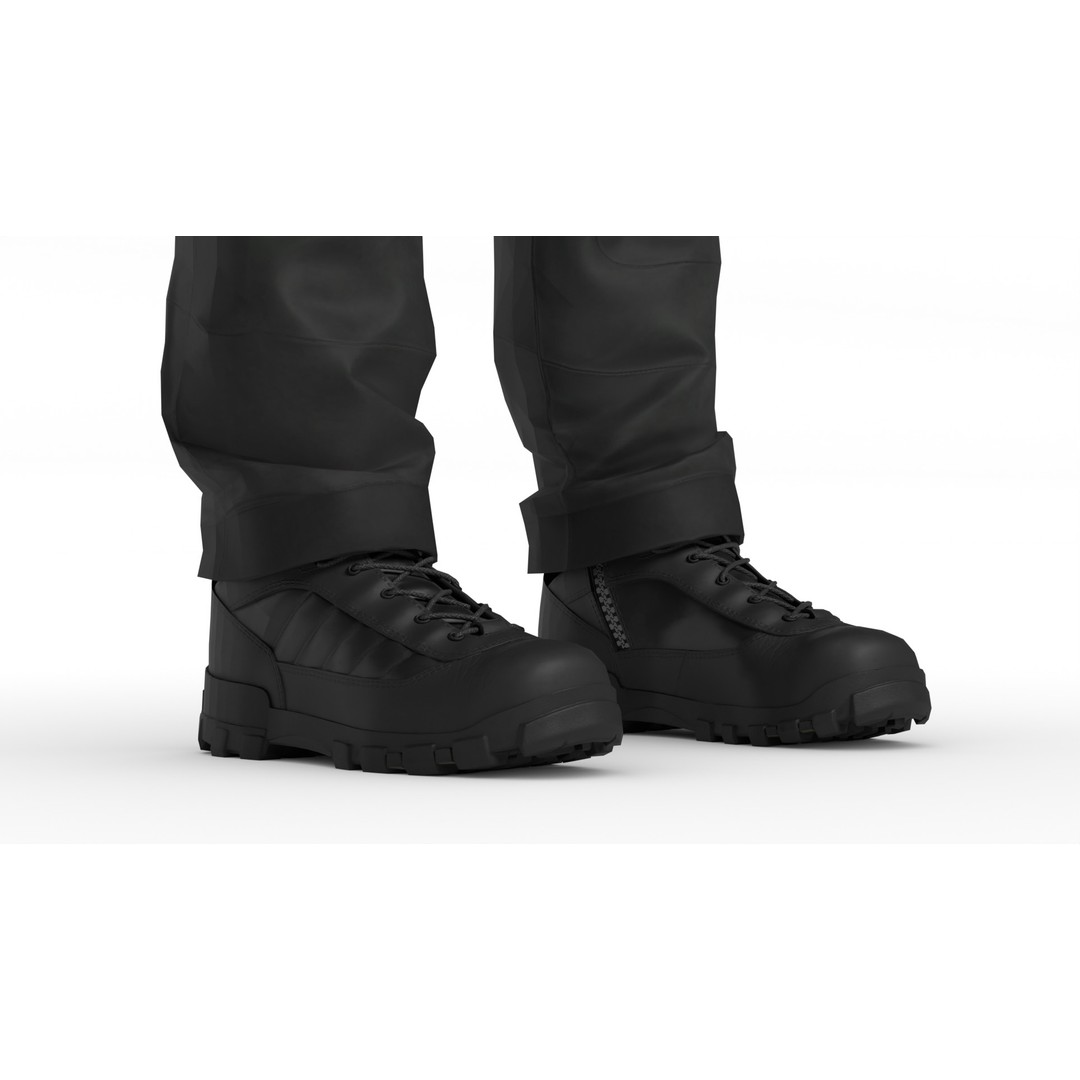 Special Forces Soldier 3D Model – Rigged Game-Ready Character, FBX - View 22