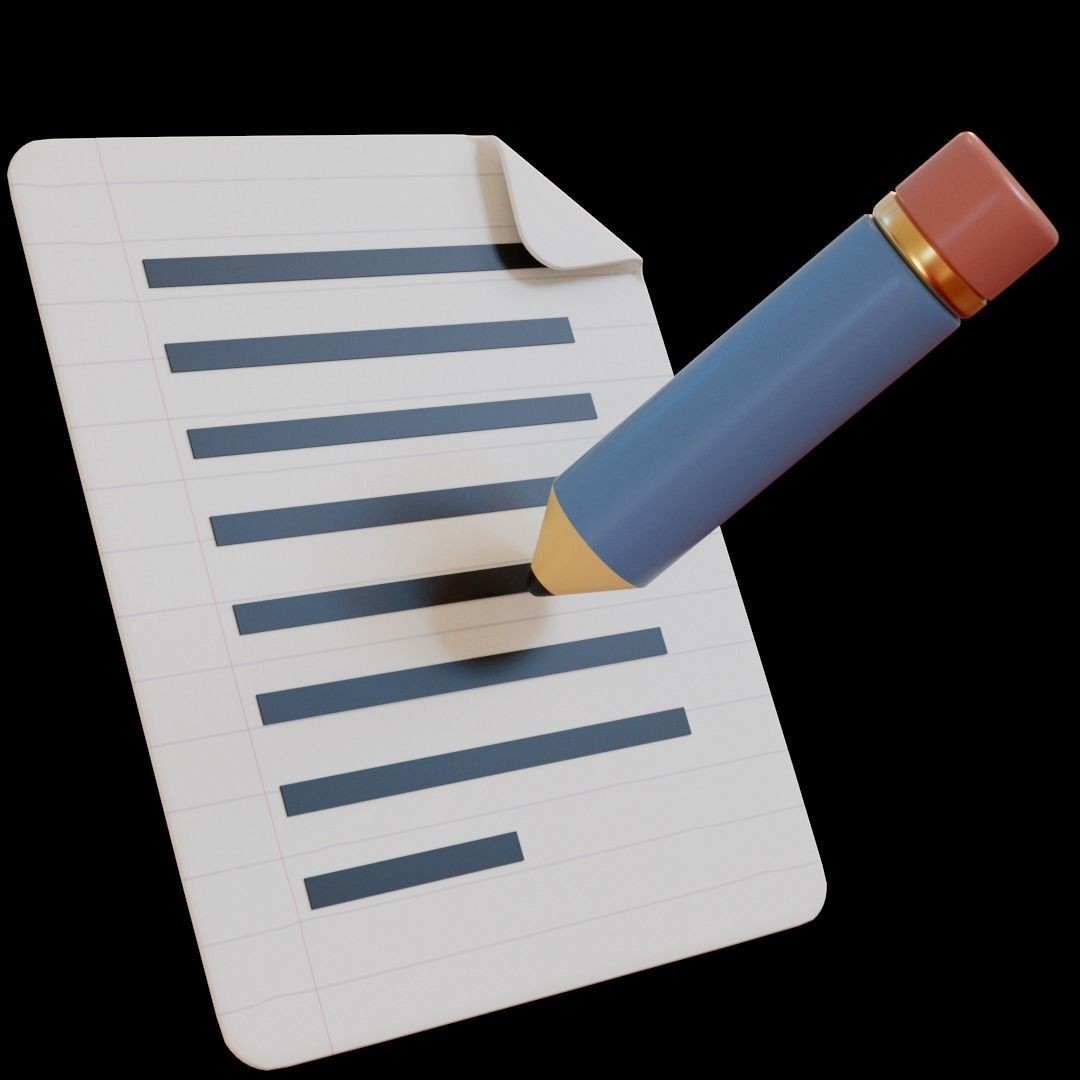 Educational Objects 3D Model – Low Poly Science Tools, FBX - View 13