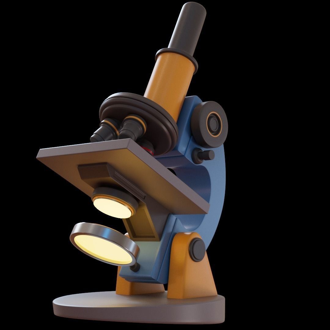 Educational Objects 3D Model – Low Poly Science Tools, FBX - View 8