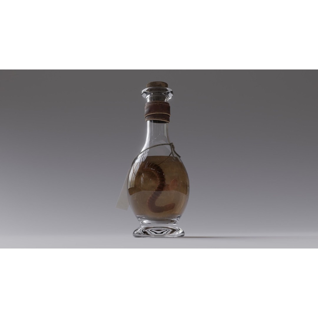 Potion Bottle 3D Model – Low Poly Game Asset, FBX, PBR Textures