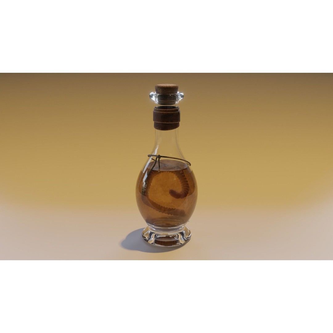 Potion Bottle 3D Model – Low Poly Game Asset, FBX, PBR Textures - View 3