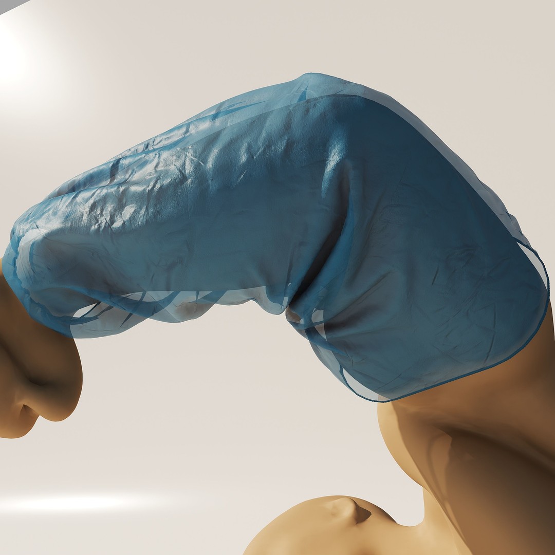 Oversleeve 3D Model – High Poly Medical Clothing, FBX, OBJ