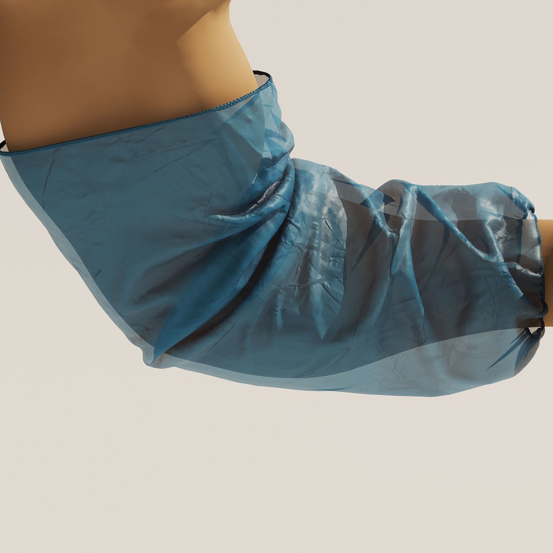Oversleeve 3D Model – High Poly Medical Clothing, FBX, OBJ - View 7
