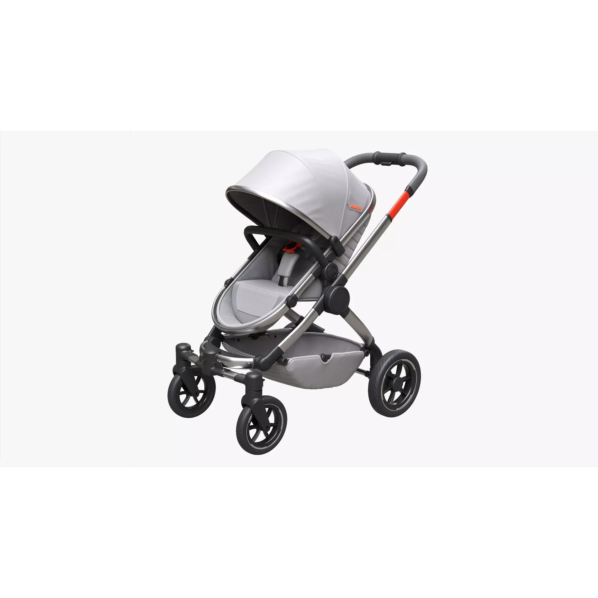 Baby Stroller - Game-Ready 3D Model - View 2