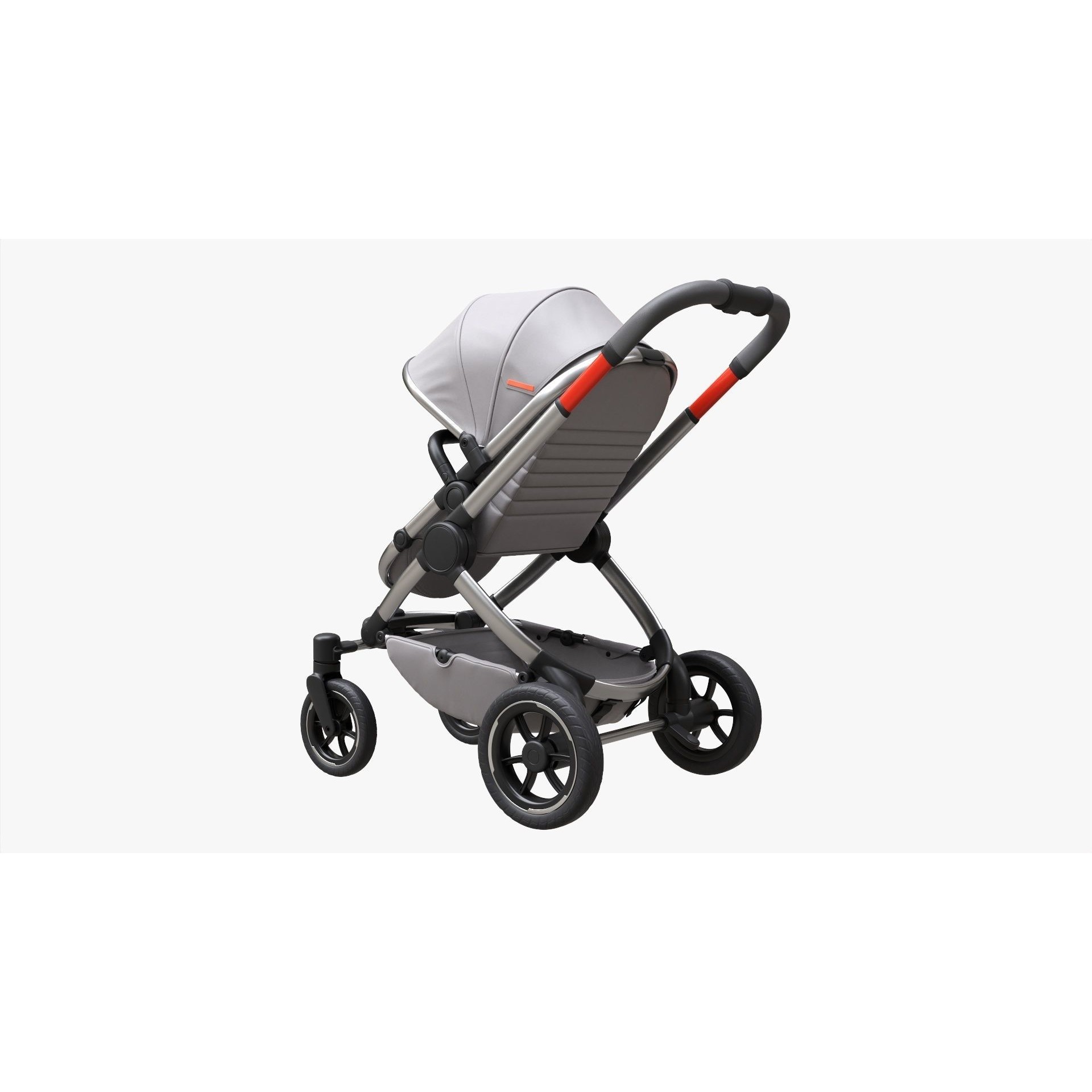 Baby Stroller - Game-Ready 3D Model - View 3