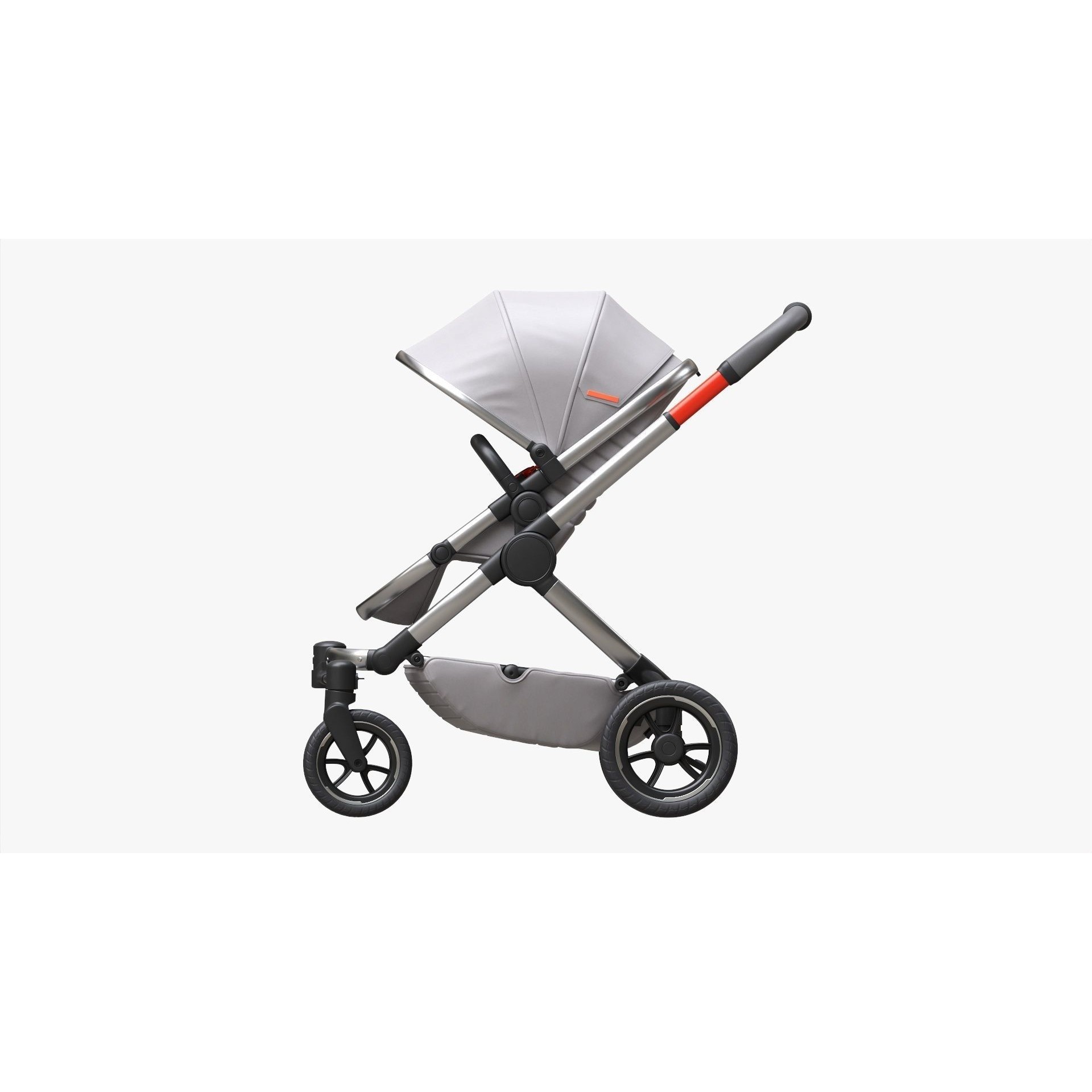 Baby Stroller - Game-Ready 3D Model - View 4