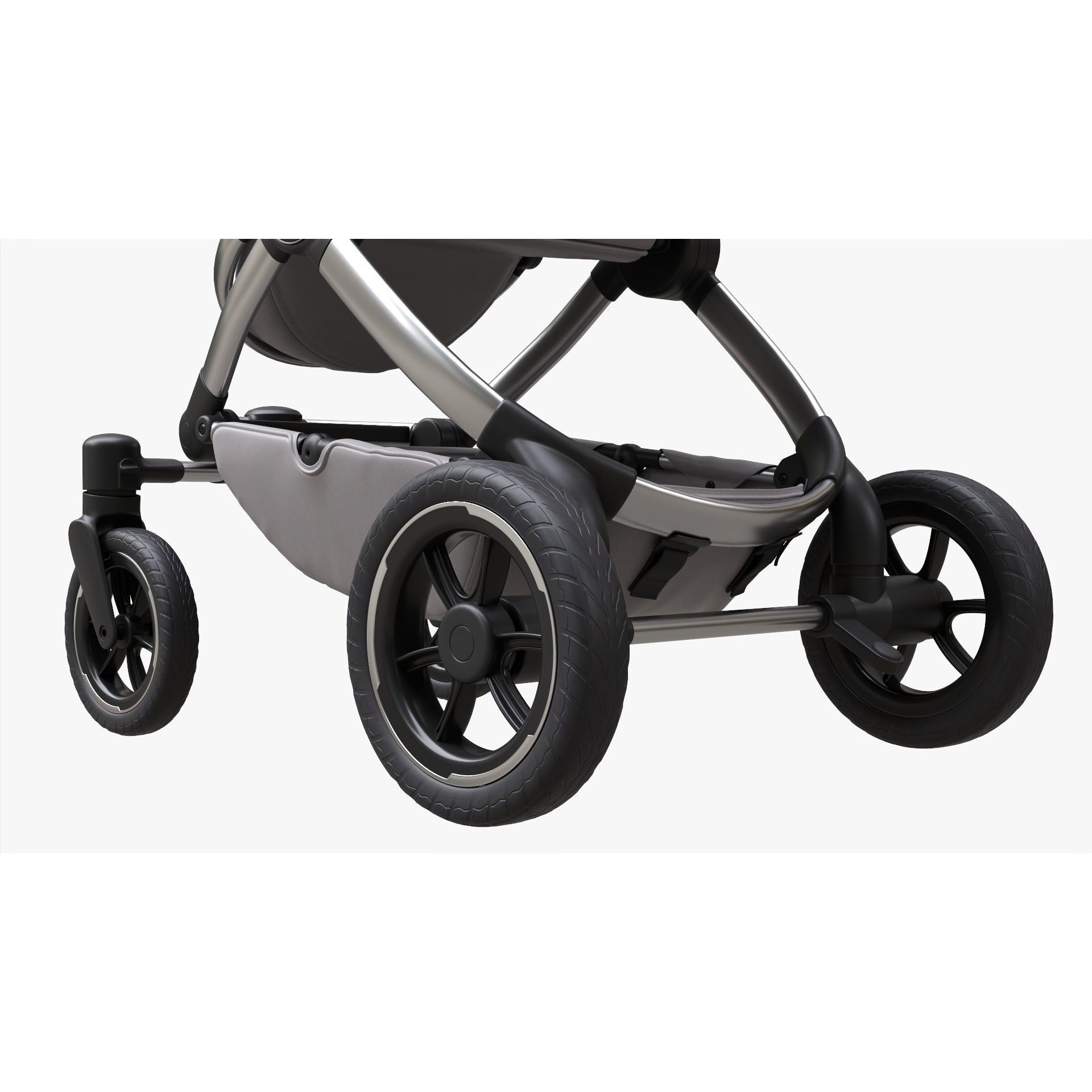 Baby Stroller - Game-Ready 3D Model - View 7