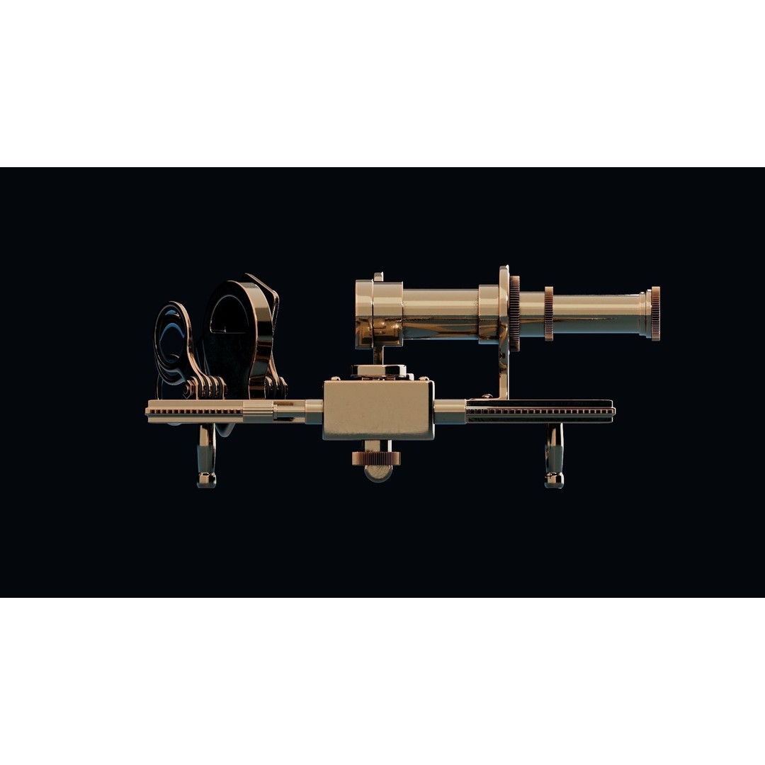 Sextant 3D Model – High Poly Nautical Tool with PBR Textures - View 12