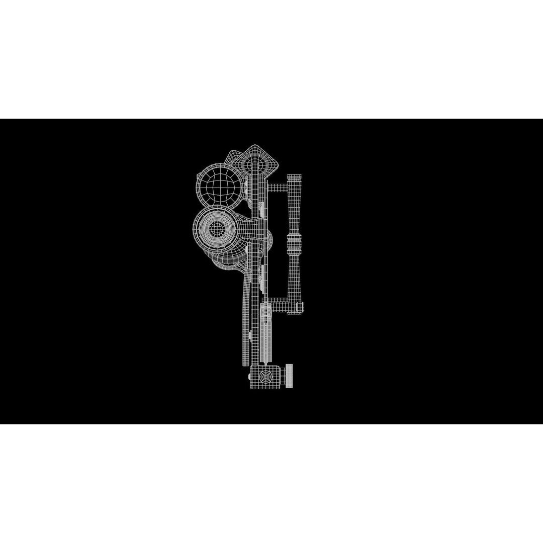 Sextant 3D Model – High Poly Nautical Tool with PBR Textures - View 17