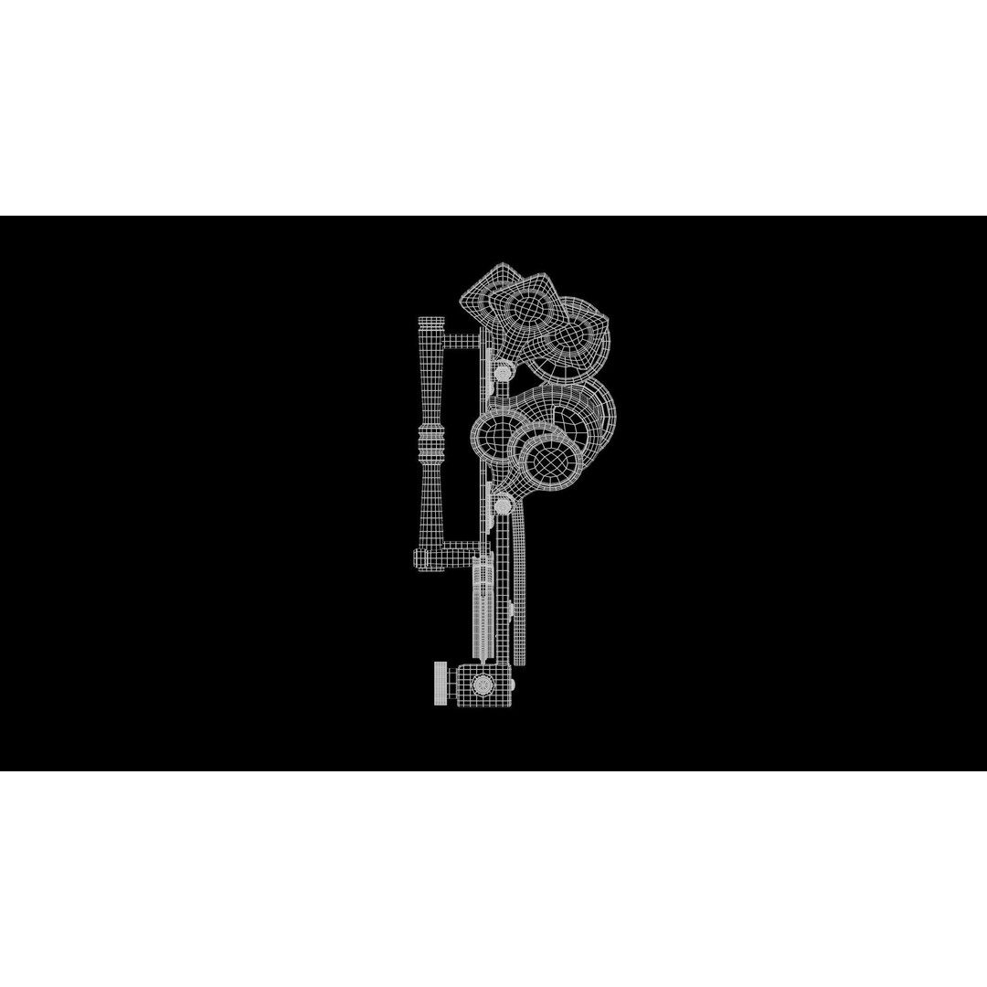 Sextant 3D Model – High Poly Nautical Tool with PBR Textures - View 18