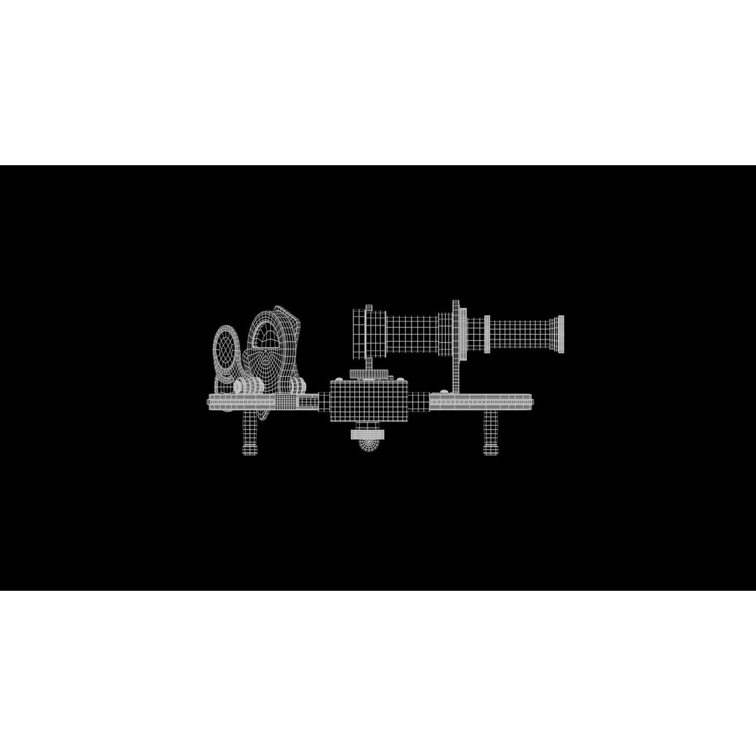 Sextant 3D Model – High Poly Nautical Tool with PBR Textures - View 19