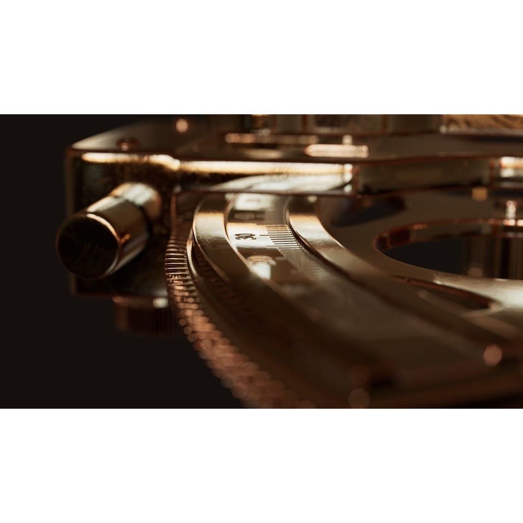 Sextant 3D Model – High Poly Nautical Tool with PBR Textures - View 4