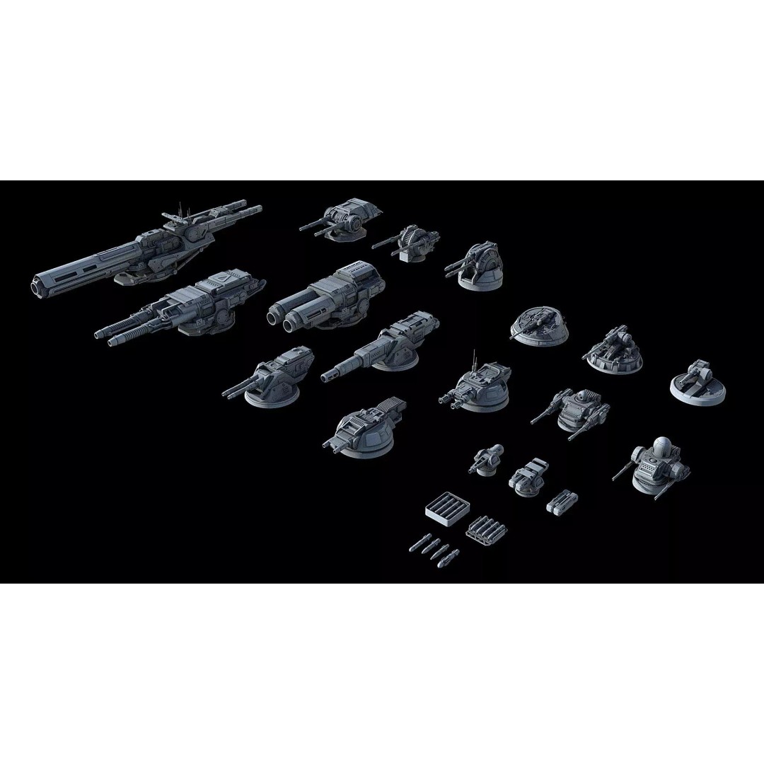 Sci-Fi Turret Gun and Missiles Pack 3D Model – Rigged Game Asset, FBX, OBJ - View 2
