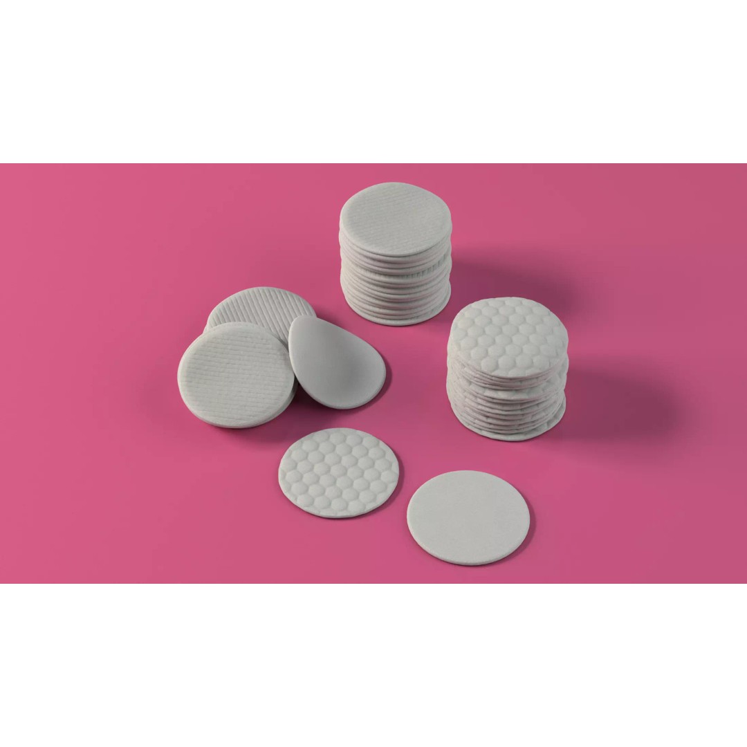 Cotton Pad 3D Model – High Quality PBR Textures, FBX, Blender - View 2