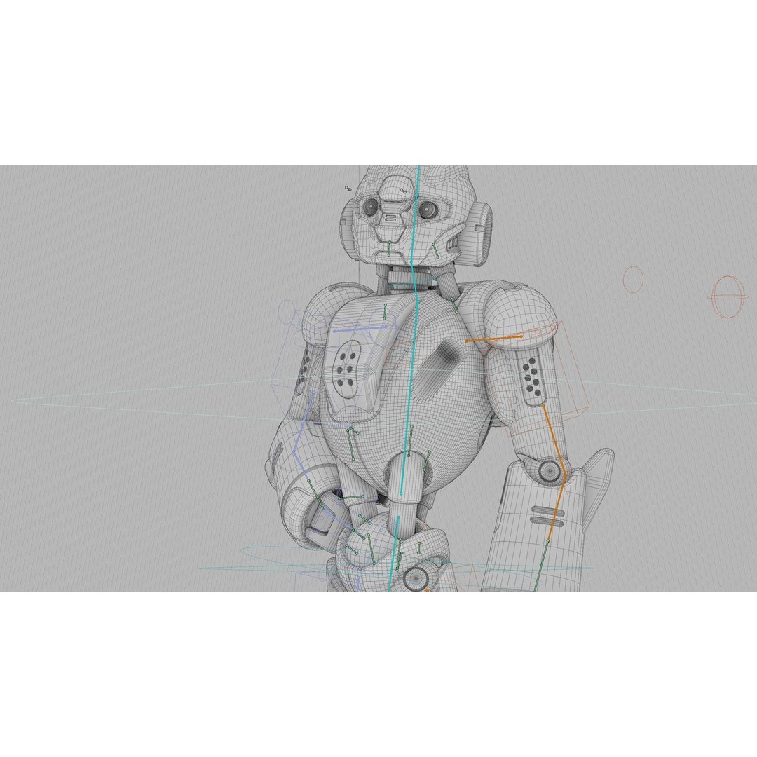 ANDROID KOSMO-C 3D Model – Rigged Sci-Fi Character for Unity & Unreal