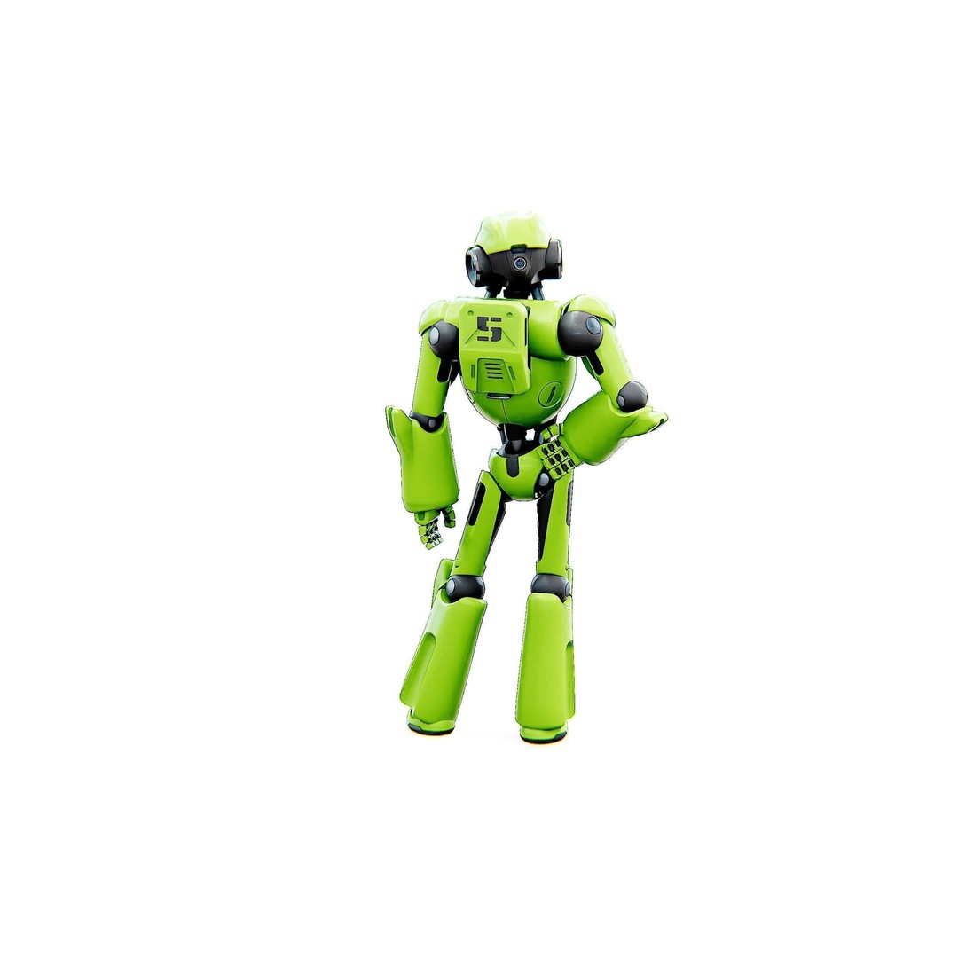 ANDROID KOSMO-C 3D Model – Rigged Sci-Fi Character for Unity & Unreal - View 10