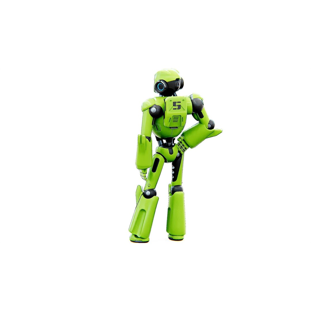 ANDROID KOSMO-C 3D Model – Rigged Sci-Fi Character for Unity & Unreal - View 12