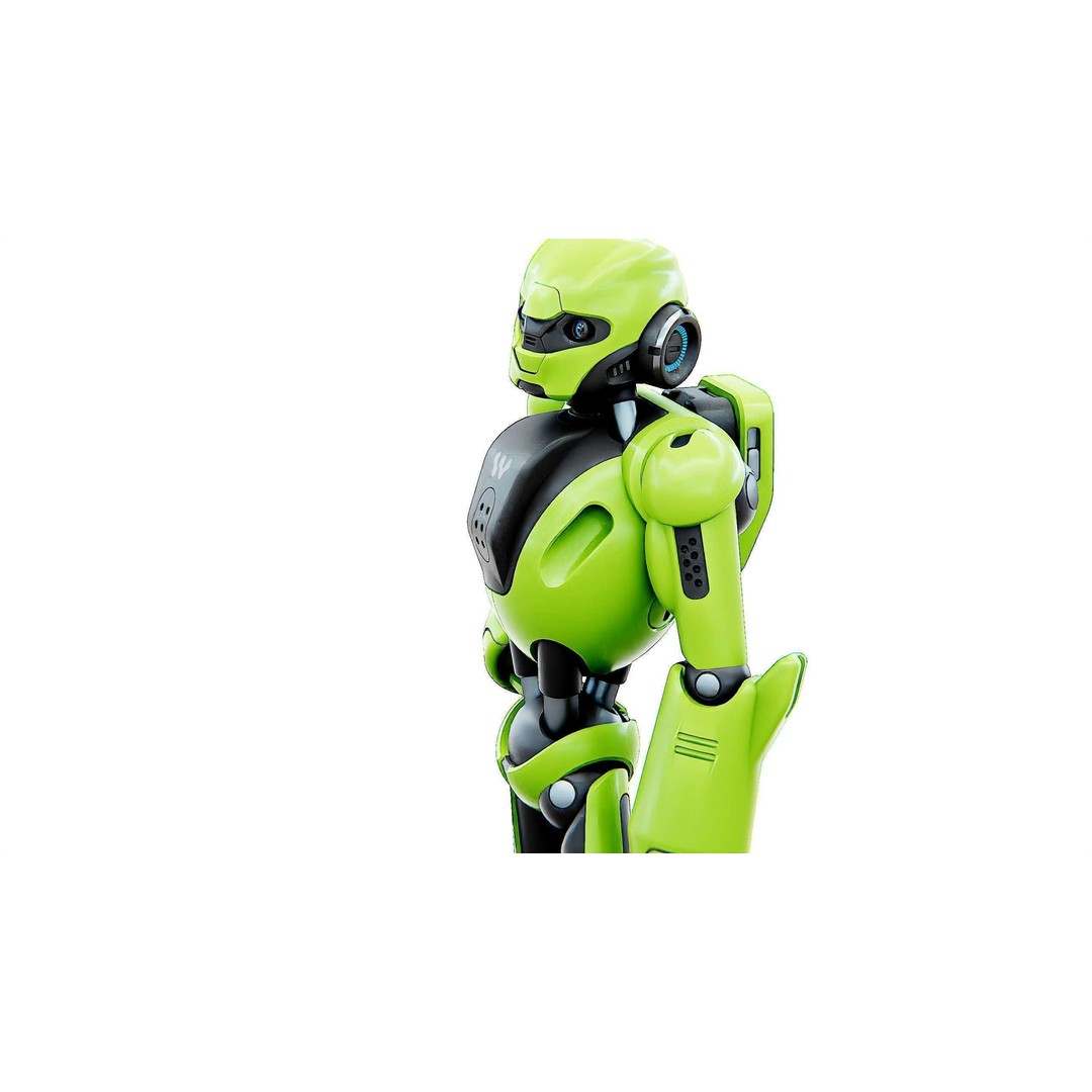 ANDROID KOSMO-C 3D Model – Rigged Sci-Fi Character for Unity & Unreal - View 23