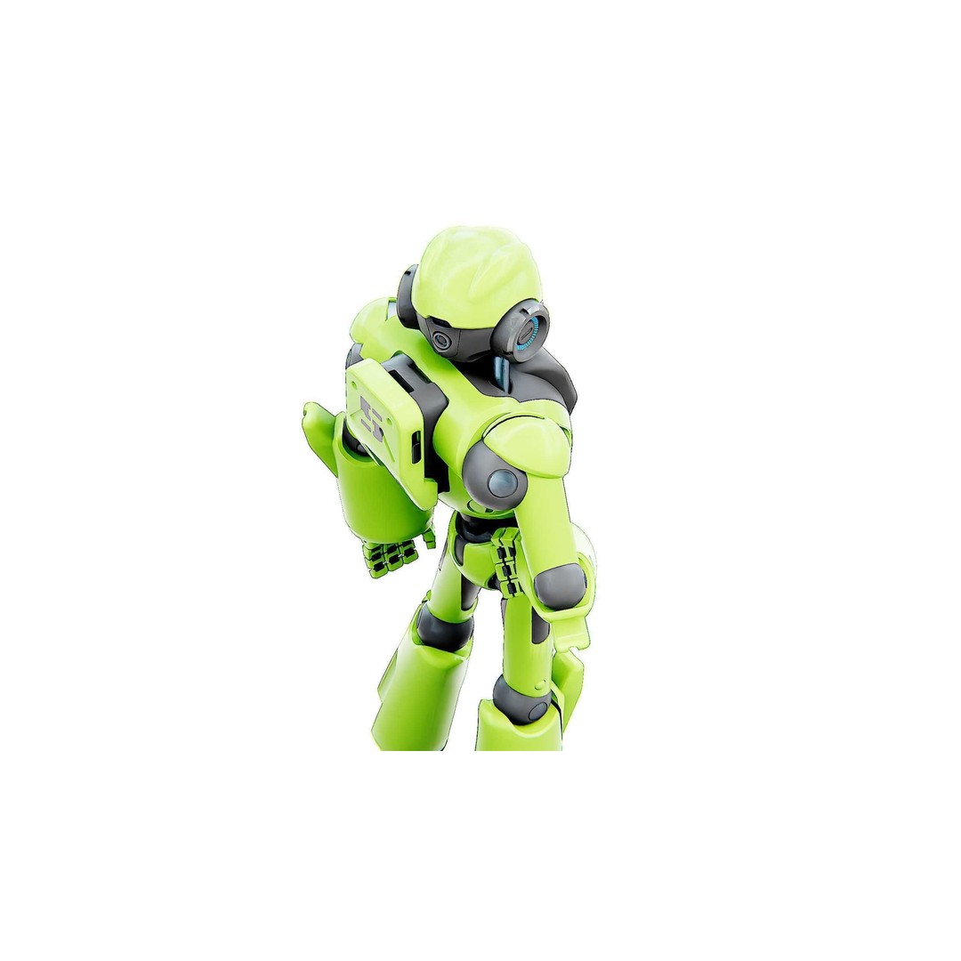 ANDROID KOSMO-C 3D Model – Rigged Sci-Fi Character for Unity & Unreal - View 28