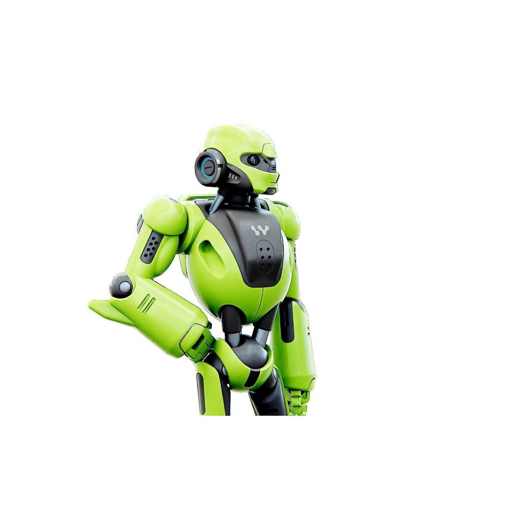 ANDROID KOSMO-C 3D Model – Rigged Sci-Fi Character for Unity & Unreal - View 3