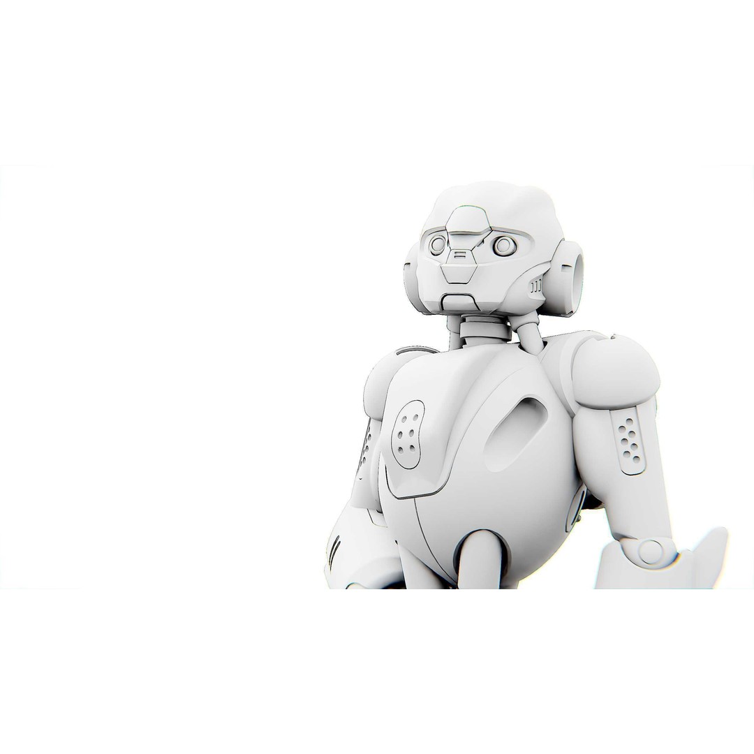 ANDROID KOSMO-C 3D Model – Rigged Sci-Fi Character for Unity & Unreal - View 36