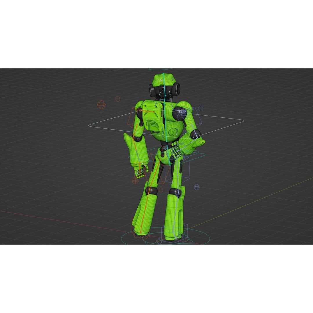 ANDROID KOSMO-C 3D Model – Rigged Sci-Fi Character for Unity & Unreal - View 39