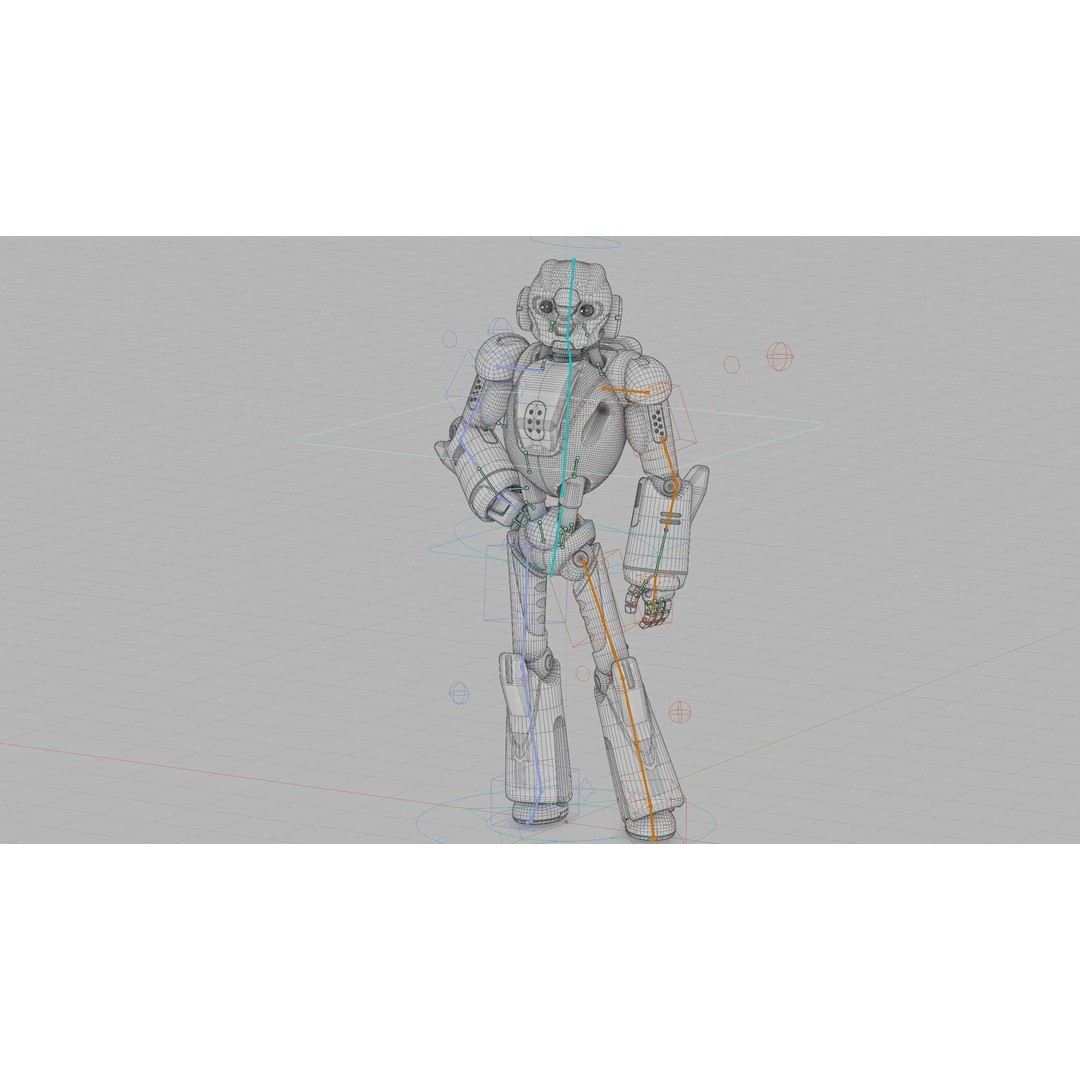 ANDROID KOSMO-C 3D Model – Rigged Sci-Fi Character for Unity & Unreal - View 41