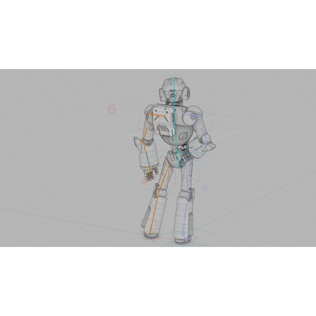 ANDROID KOSMO-C 3D Model – Rigged Sci-Fi Character for Unity & Unreal - View 42