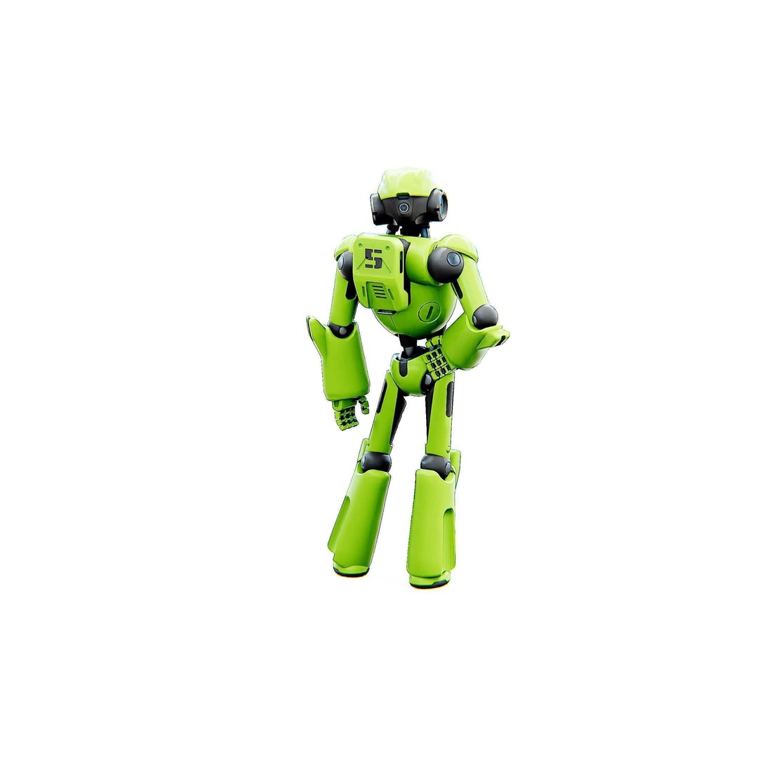 ANDROID KOSMO-C 3D Model – Rigged Sci-Fi Character for Unity & Unreal - View 9