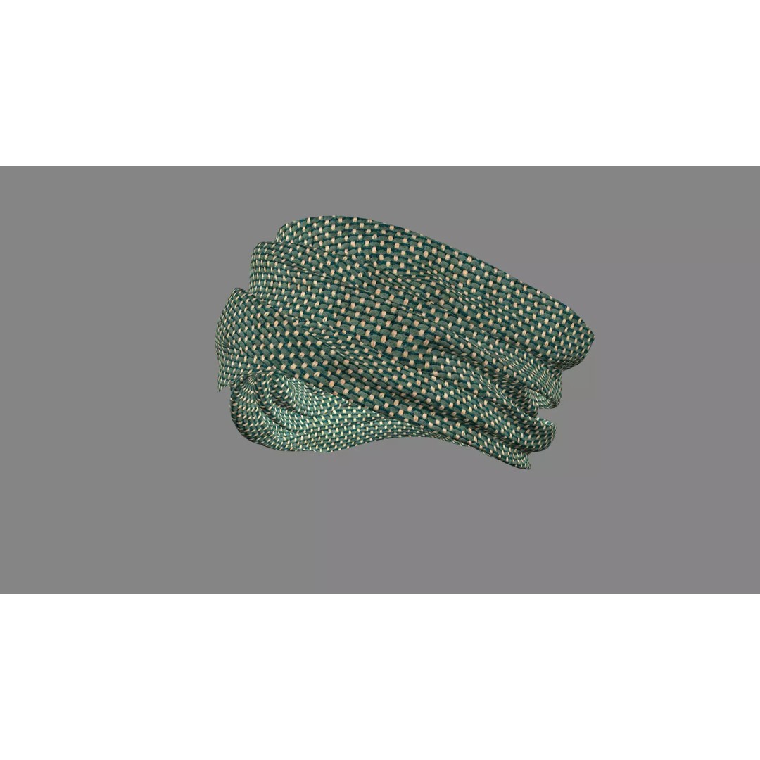 Decorative Dress Collars, Scarves & Necklaces 3D Model – PBR Game Asset, FBX - View 2