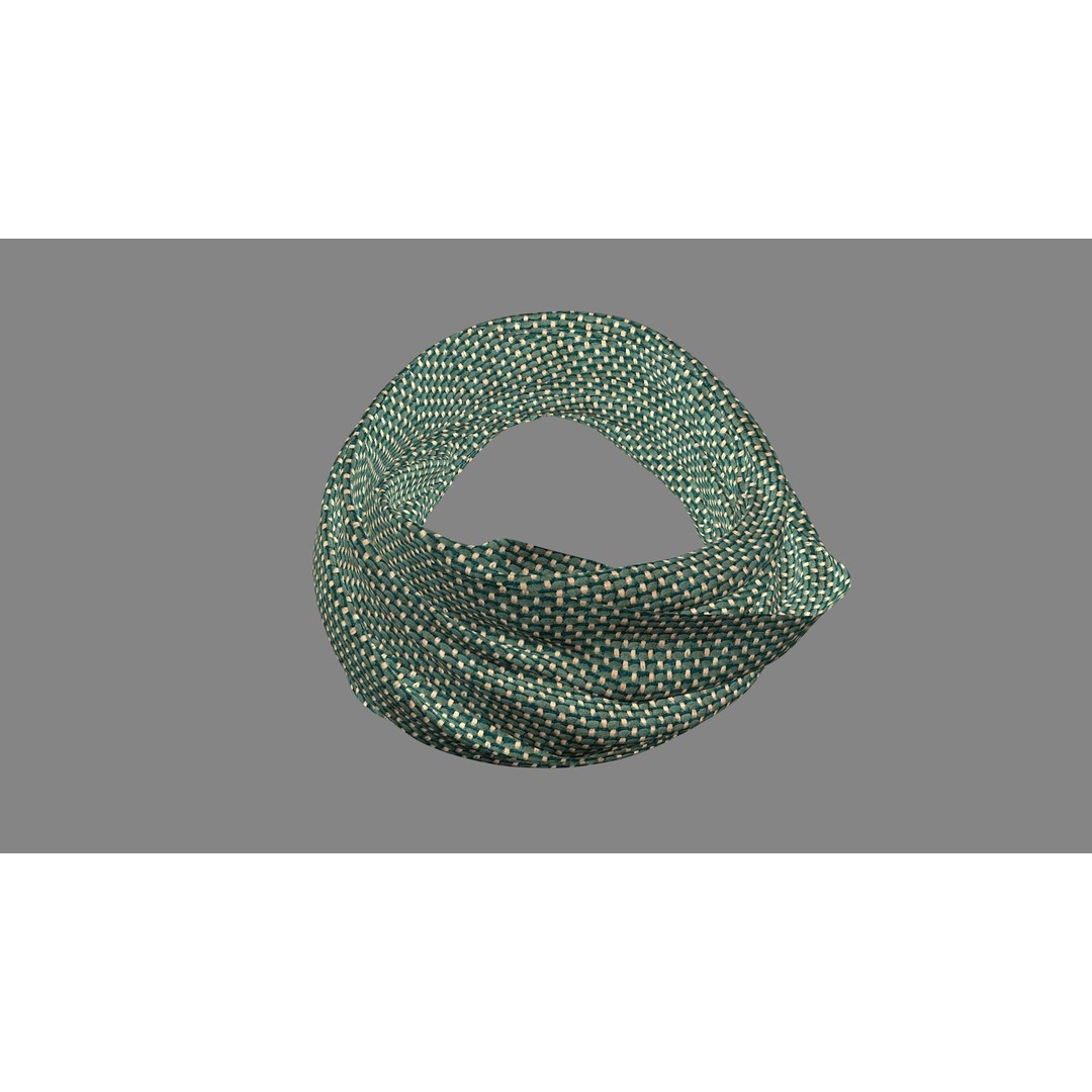 Decorative Dress Collars, Scarves & Necklaces 3D Model – PBR Game Asset, FBX - View 5