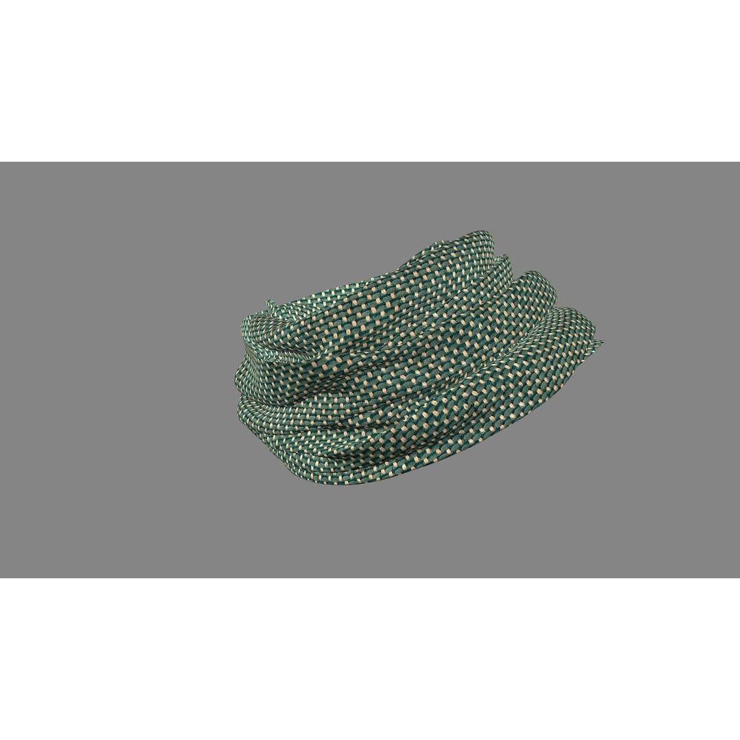 Decorative Dress Collars, Scarves & Necklaces 3D Model – PBR Game Asset, FBX - View 6