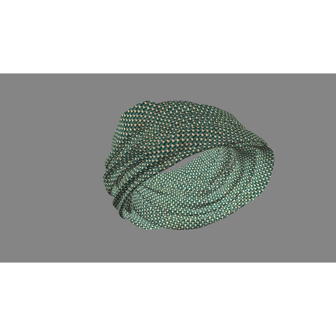 Decorative Dress Collars, Scarves & Necklaces 3D Model – PBR Game Asset, FBX - View 7