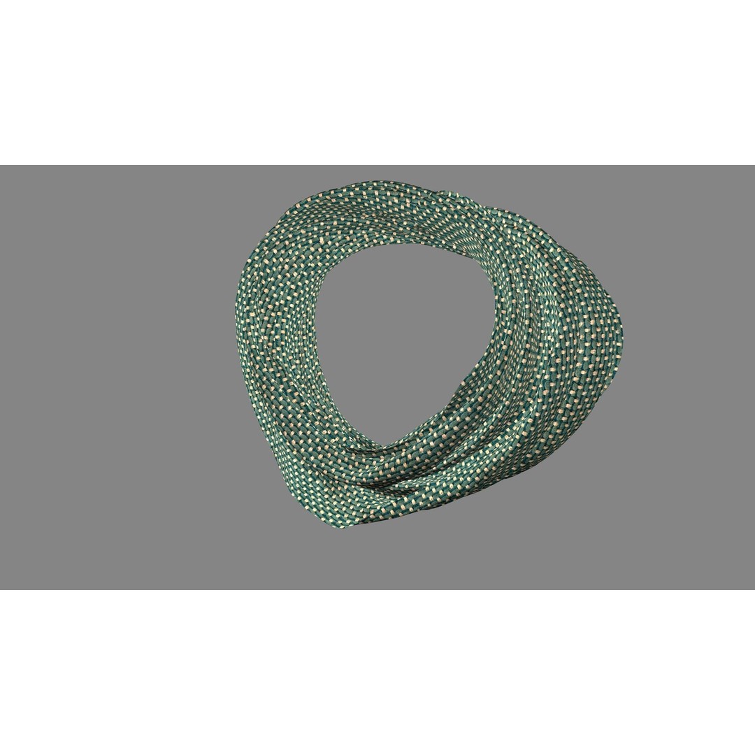 Decorative Dress Collars, Scarves & Necklaces 3D Model – PBR Game Asset, FBX - View 8