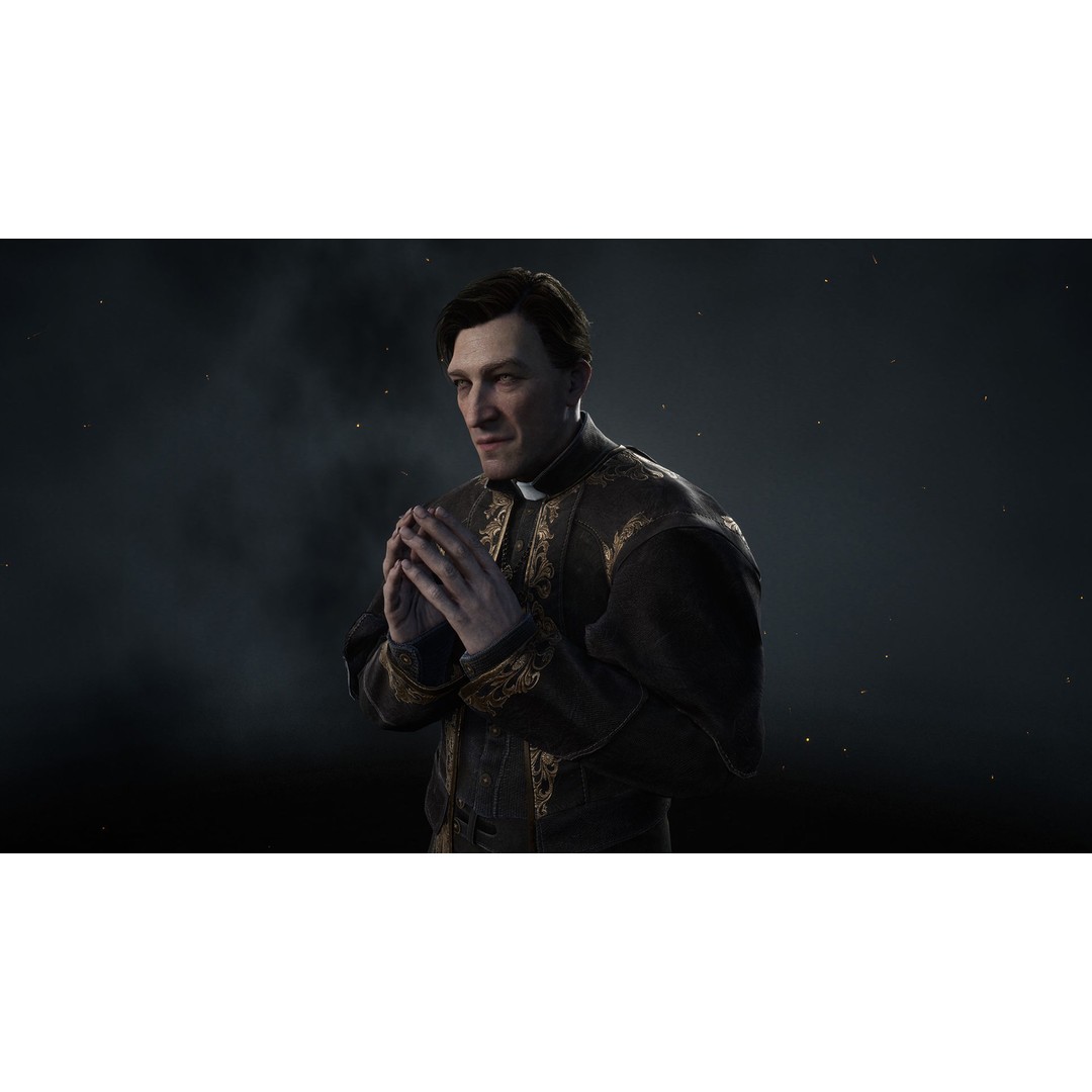 Catholic Priest Low-Poly 3D Model – Rigged Game Asset, FBX, PBR - View 5
