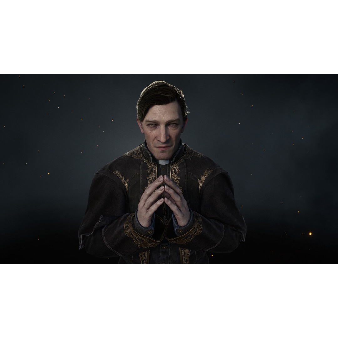 Catholic Priest Low-Poly 3D Model – Rigged Game Asset, FBX, PBR - View 6