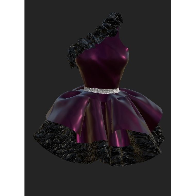 Ballet Dancer 3D Model – Low Poly Game-Ready Character, FBX/OBJ - View 5