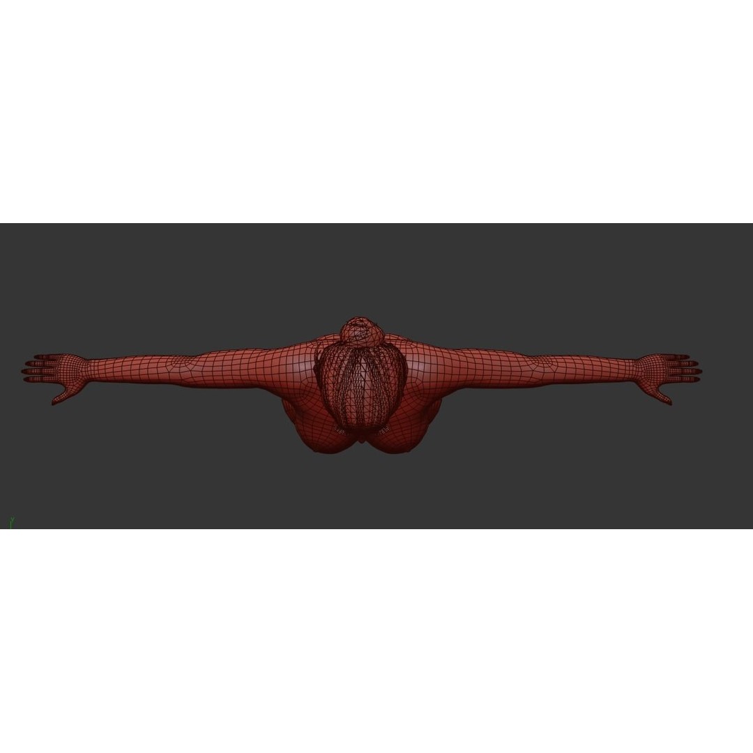 Ballet Dancer 3D Model – Low Poly Game-Ready Character, FBX/OBJ - View 8