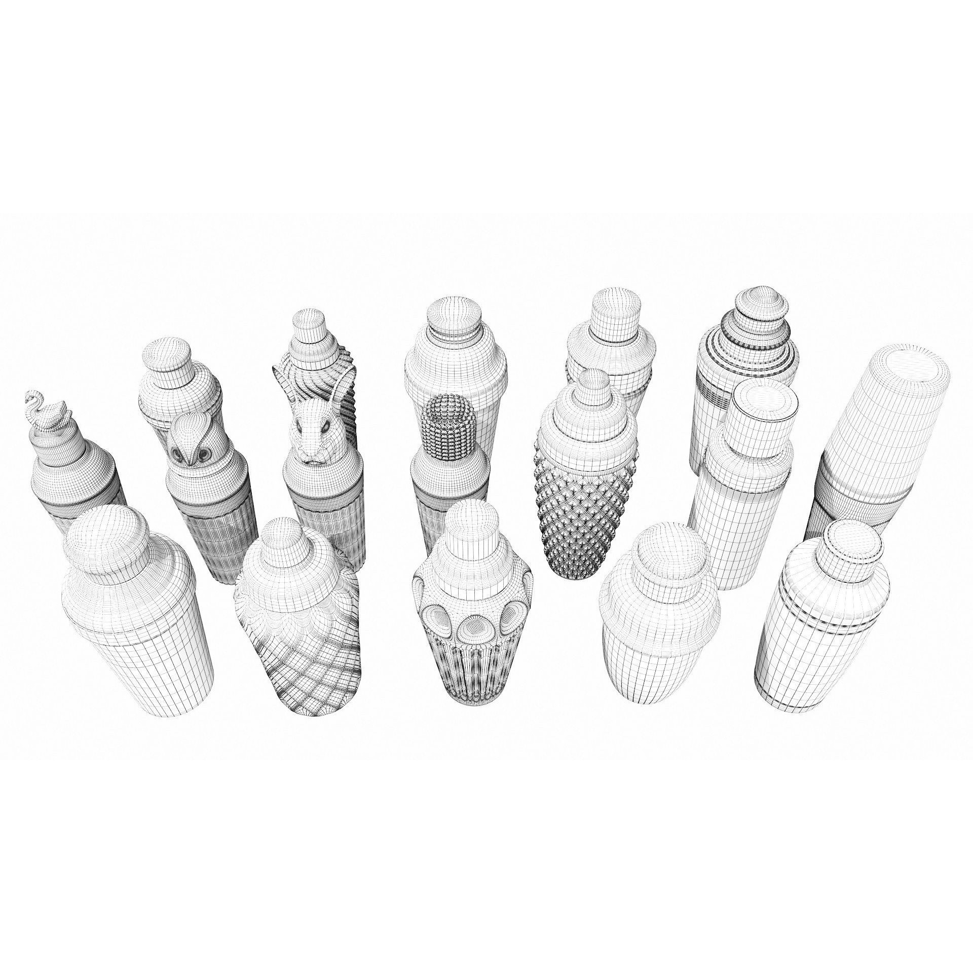 Bartender Tools Set - Game-Ready 3D Model - View 11