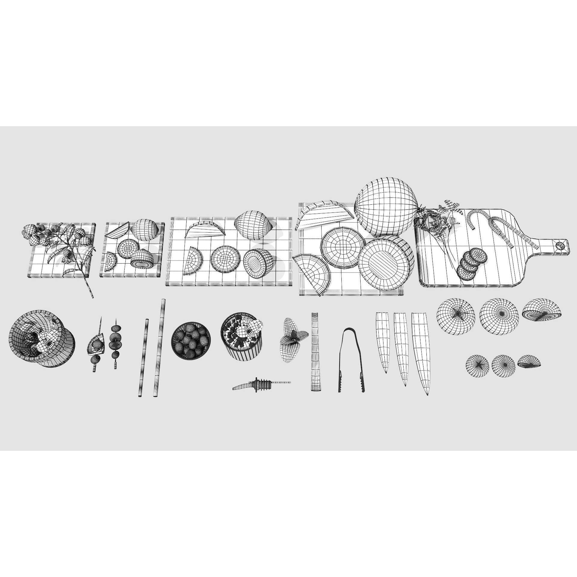 Bartender Tools Set - Game-Ready 3D Model - View 113