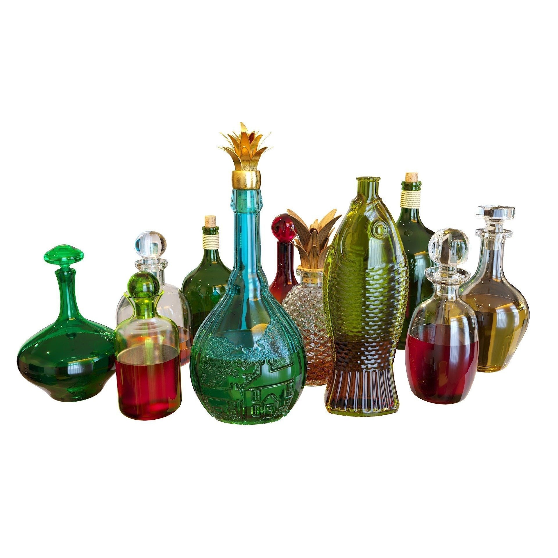 Bartender Tools Set - Game-Ready 3D Model - View 114