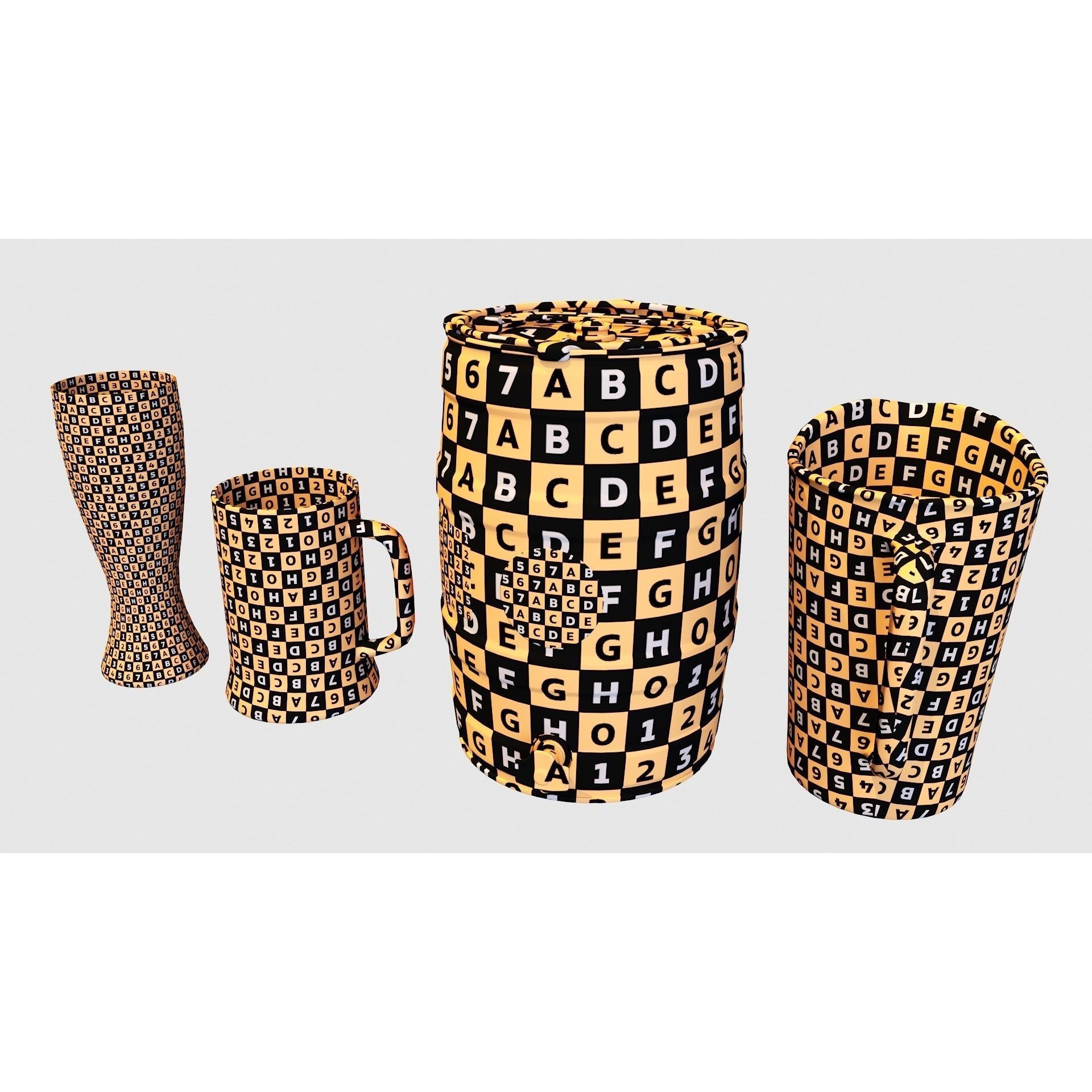 Bartender Tools Set - Game-Ready 3D Model - View 128