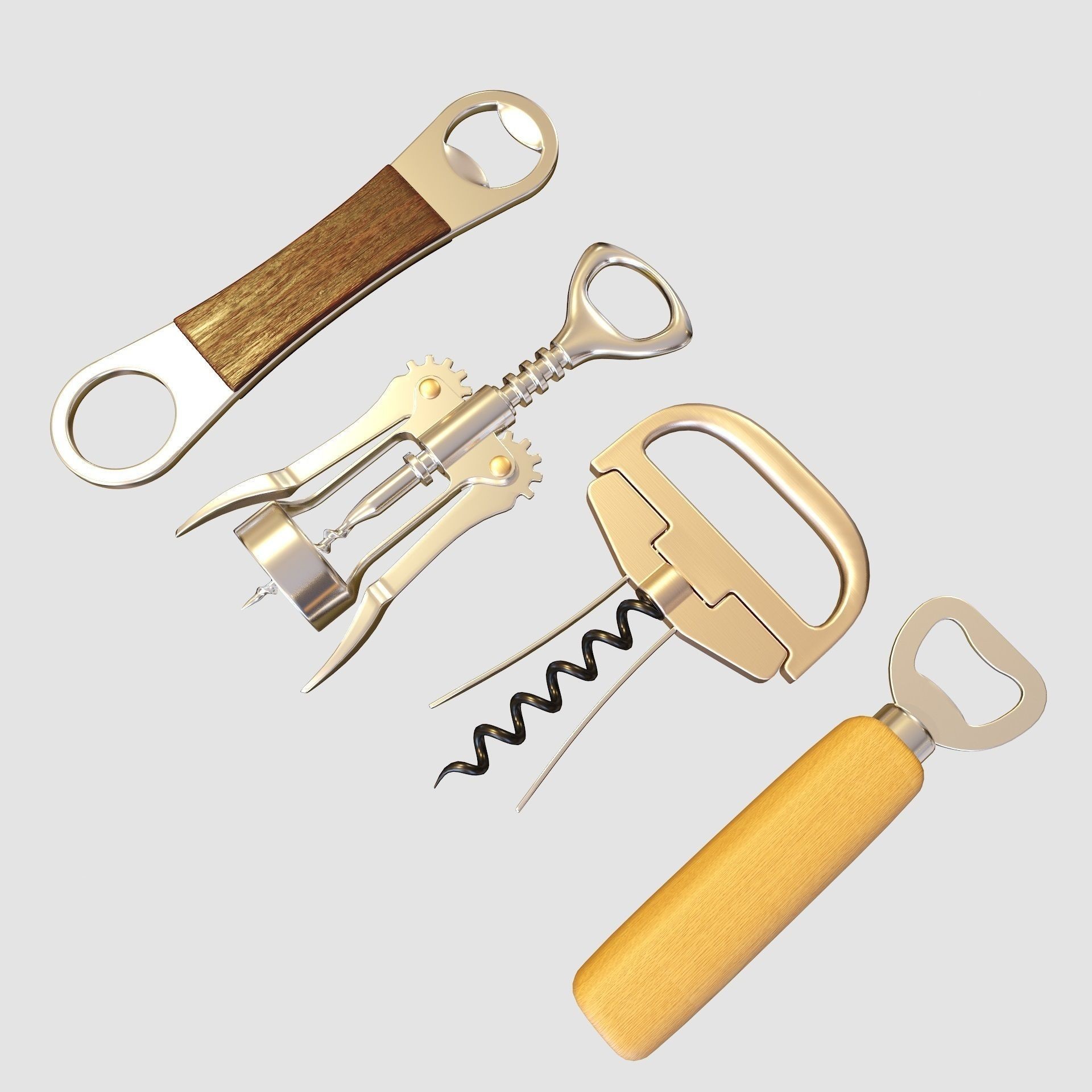 Bartender Tools Set - Game-Ready 3D Model - View 130