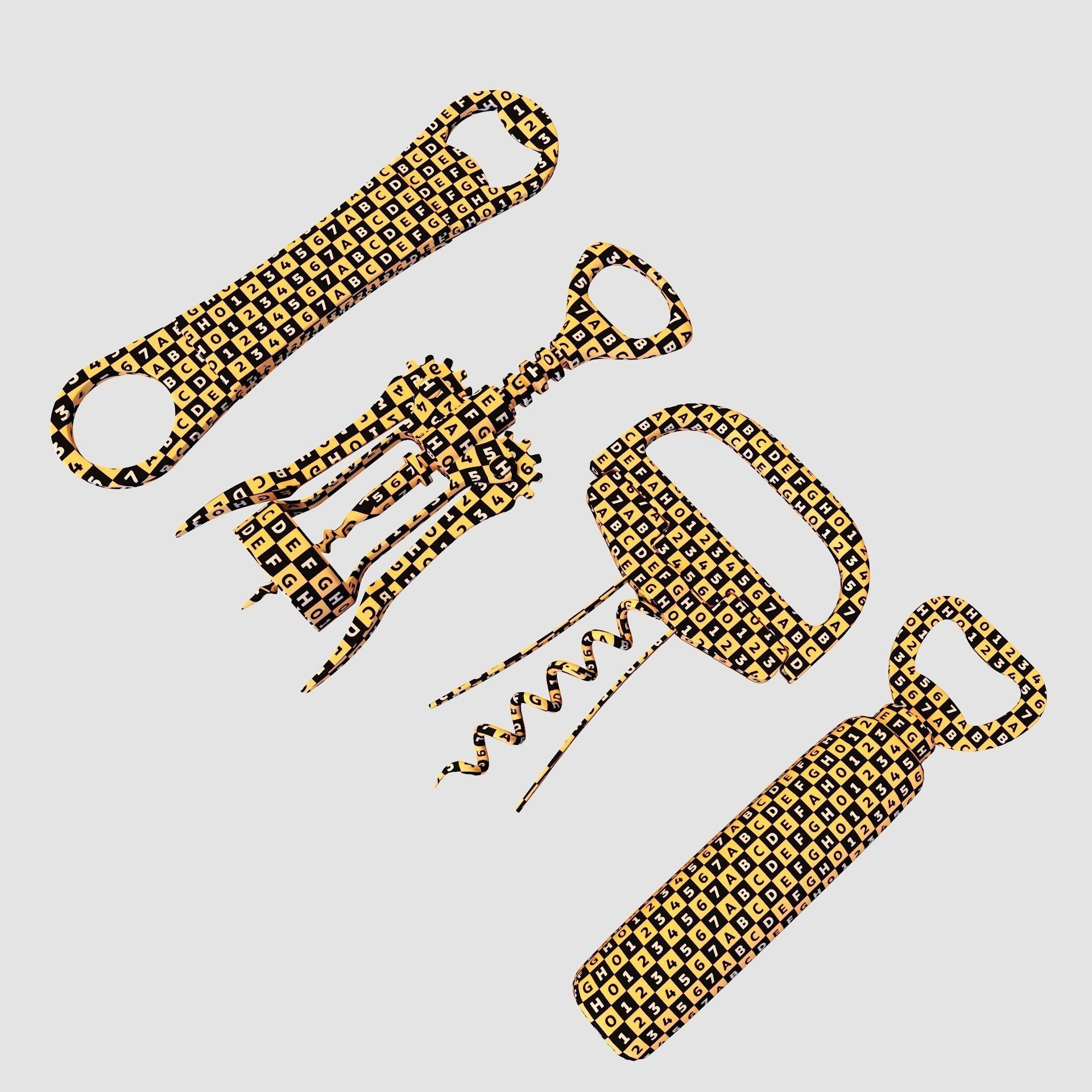 Bartender Tools Set - Game-Ready 3D Model - View 131