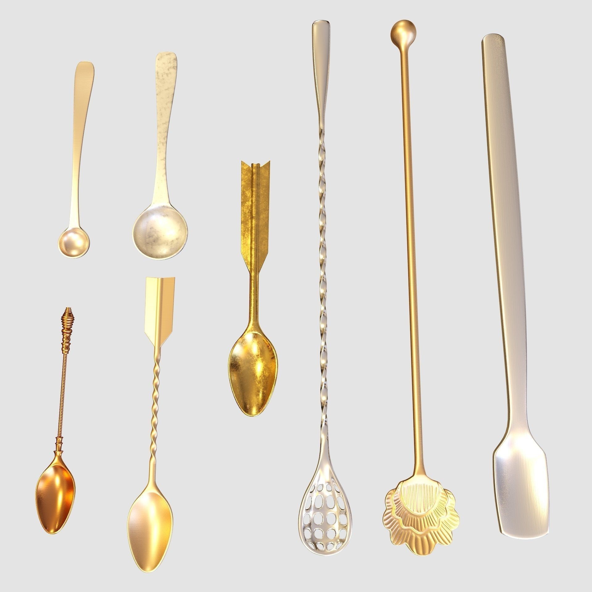 Bartender Tools Set - Game-Ready 3D Model - View 19