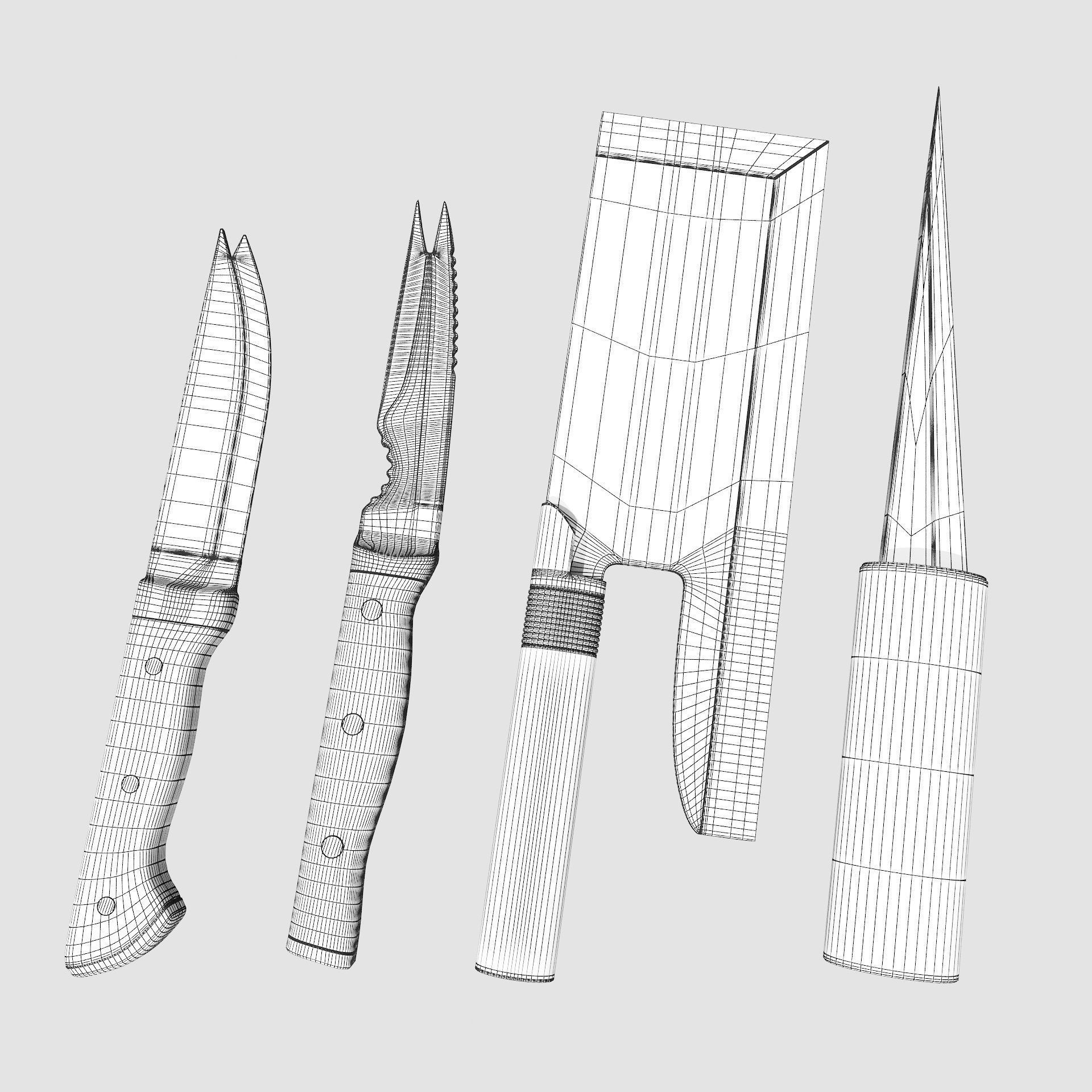 Bartender Tools Set - Game-Ready 3D Model - View 50