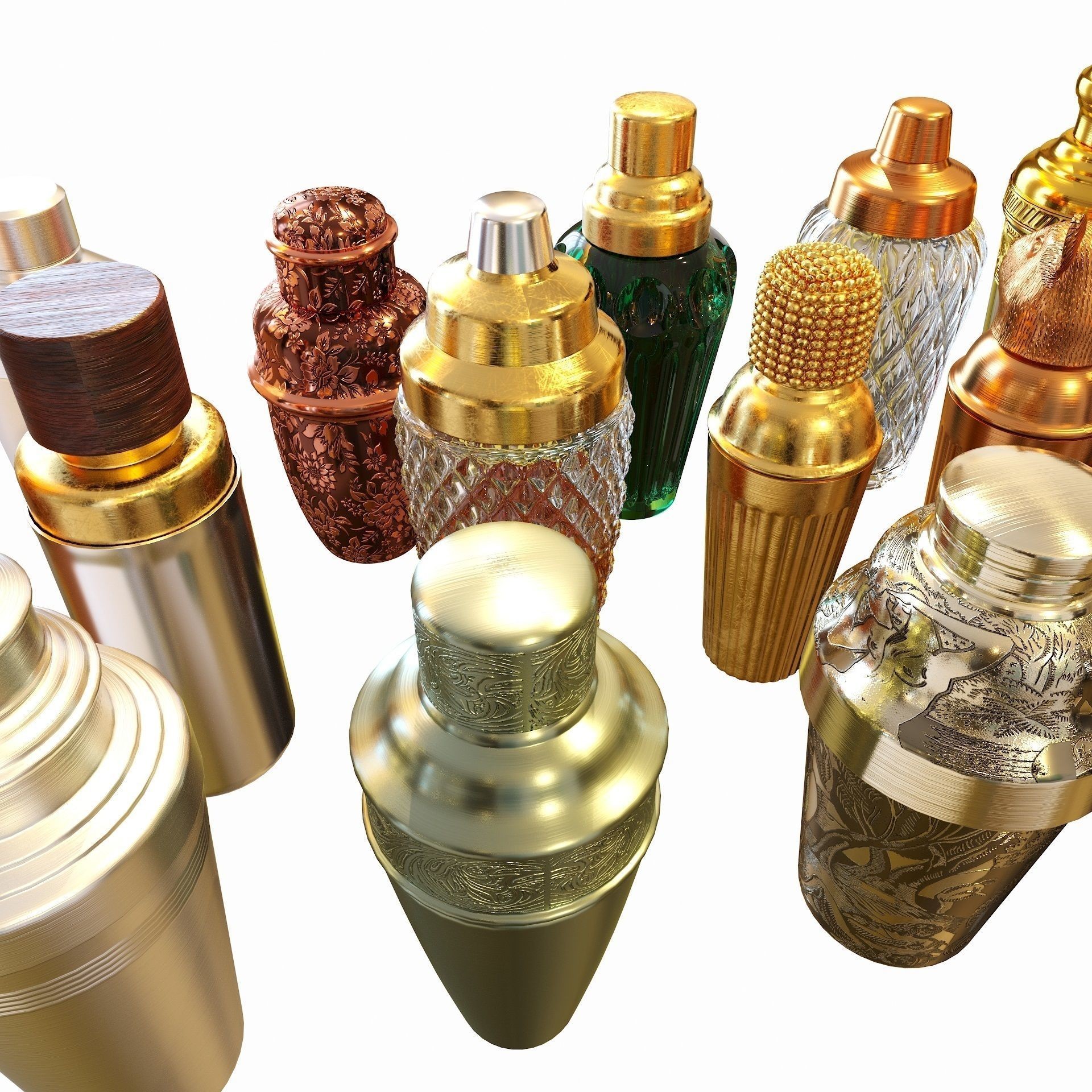 Bartender Tools Set - Game-Ready 3D Model - View 7