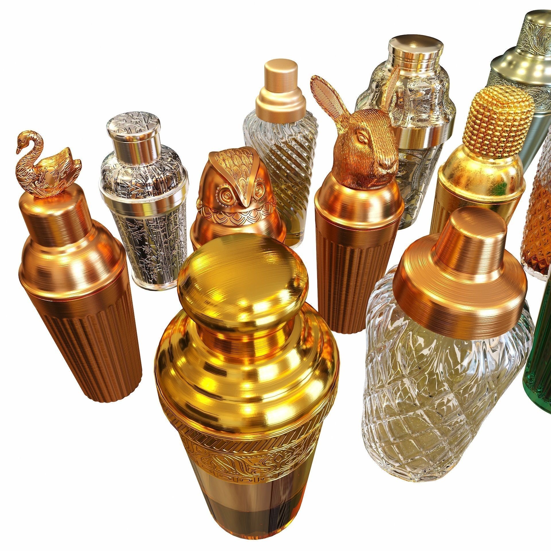 Bartender Tools Set - Game-Ready 3D Model - View 8